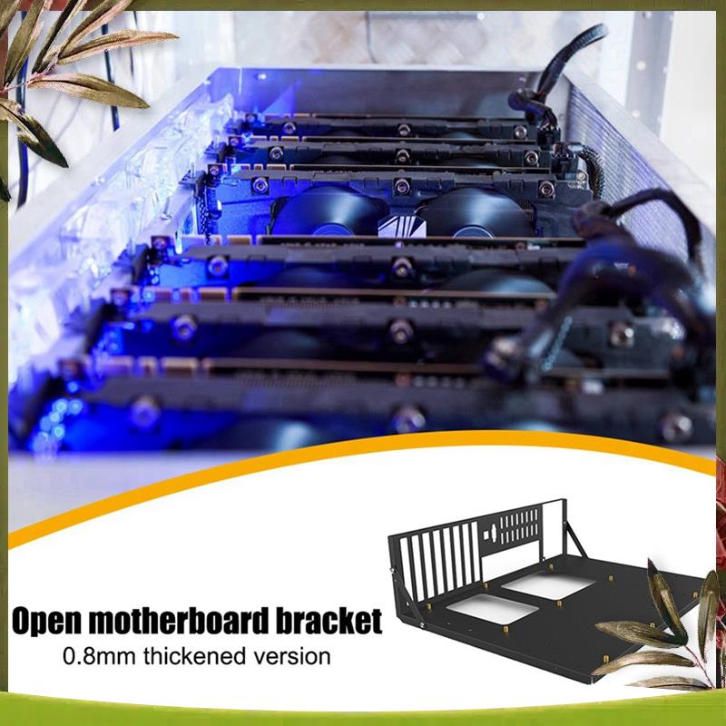 جديد-3X إطار التعدين التعدين E - مراجعة Gpu Mining Rig Frame 8 Gpu وسعره