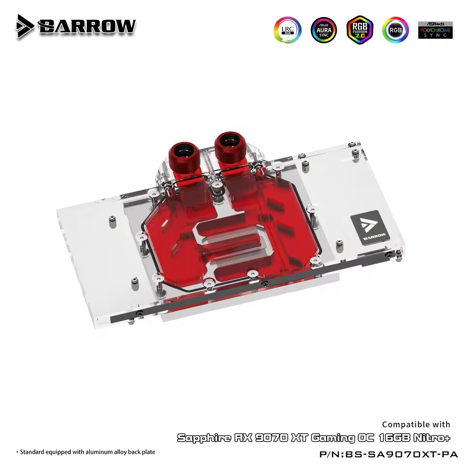 بارو GPU كتلة المياه لـ Sapphi - مراجعة Rx 9070 16Gb وسعره