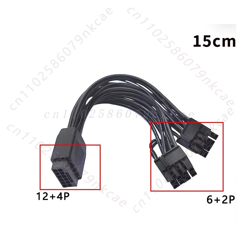 كابل طاقة PCIe GPU من 12VHPWR  - مراجعة Dual 8Pin To 16Pin 12Vhpwr Cable وسعره