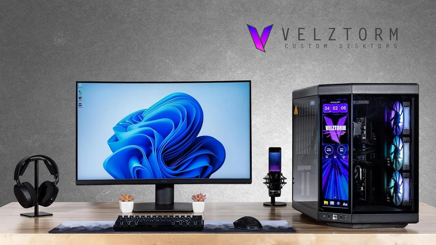 كمبيوتر مكتبي للألعاب Velztorm - مراجعة Rtx 5090 32Gb وسعره