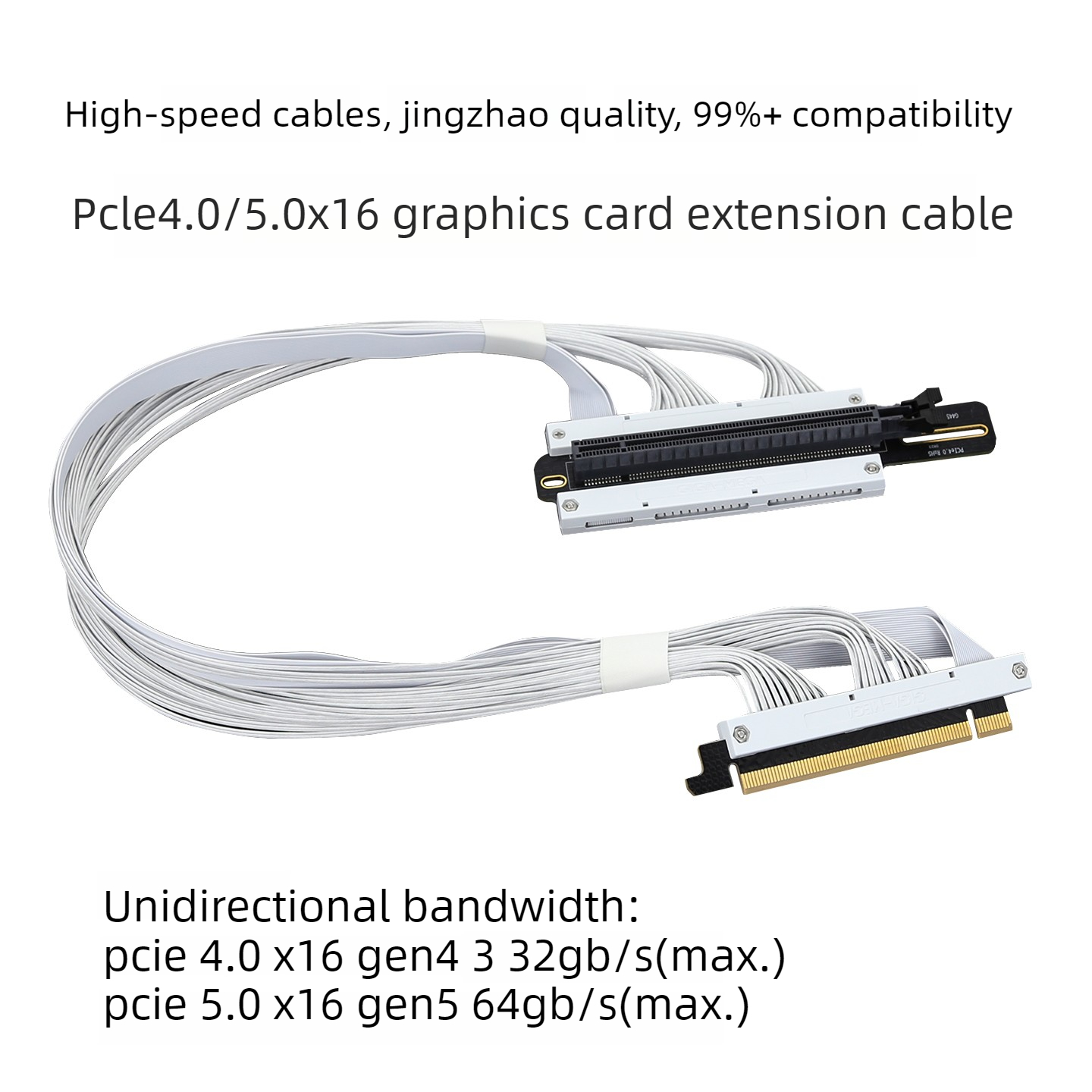 كابل تمديد بطاقة الرسومات PCIE - مراجعة Pcie 5.0 Gpu Riser Cable وسعره
